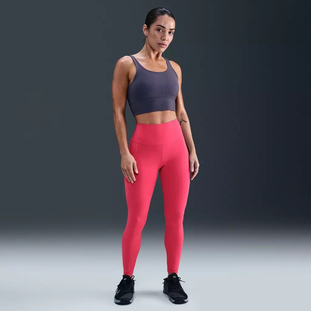 Nike One High Rise Pink Dri-Fit Training Leggings XS NWT Retail $60